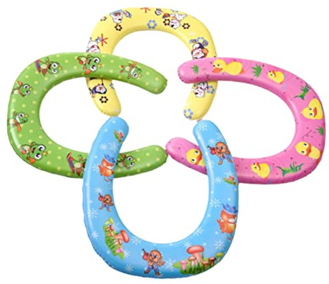 ERINGOGO Set 4pezzi Tavoletta Wc Ragazzo Ragazza in Pvc Alta Compatibilità e Sicura per Addestramento al Vasino, Sedile Morbido Antiscivolo per Ragazzo Ragazza Colore Casuale