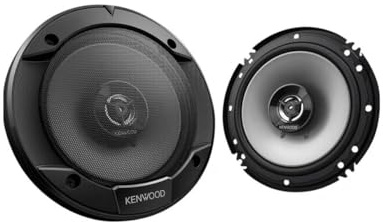 Kenwood KFC-1666S 300 Watts 6.5 2-Way Car Coaxial Speakers with Sound Field Enhancer - Pair