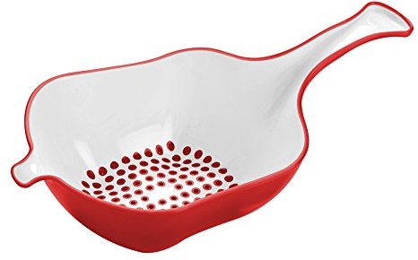 BUGATTI Glamour gl3u-02189 Easy Colander with Handle Polypropylene 34 x 18 x 11 cm Red