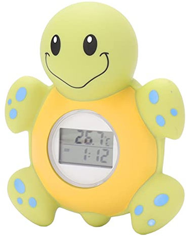 Badethermometer für Babys, multifunktionales Wasserthermometer für Kinder, in Form einer Schildkröte, für die Dusche von kleinen Kindern