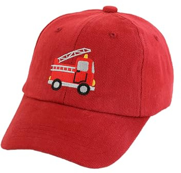 QKURT Cappellino da Baseball per Bambini, Visiere per Bambini, Cappello da Sole Unisex con Protezione UV e Rete, Cappellino Estivo per Sport all'Aria Aperta per Bambini di 2-6 Anni