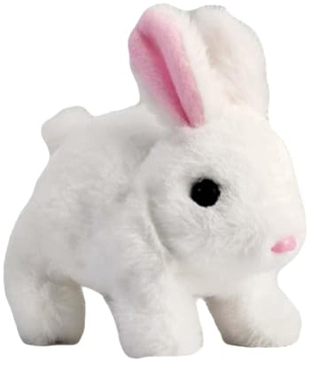 Hopping Bunny Toy - 1 Pcs Children's Realistic Rabbit Plush Electric Toys | ABS Realistic Rabbits Toy, Rabbit Doll Stuffed Animal, ABS Ŕ Doll Stuffed Animal, Bunny Toys For Kids For Kids
