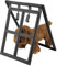 Haustierklappe Fliegengitter für Katzen/Hunde, Moskitonetze mit einem leistungsstarken Magneten, Eingang und Ausgang steuerbar (Schwarz XL)