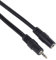 PremiumCord Verlängerung Klinkenkabel 2,5 mm, Länge 3 m, Buchse 2,5 mm Steckdose, AUX-Headset-Audio-Verlängerungskabel, geschützt, Farbe schwarz
