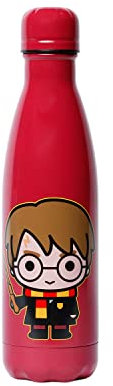 Harry Potter Chibi-Thermosflasche 500 ml, Braun, 6,8 x 27 cm
