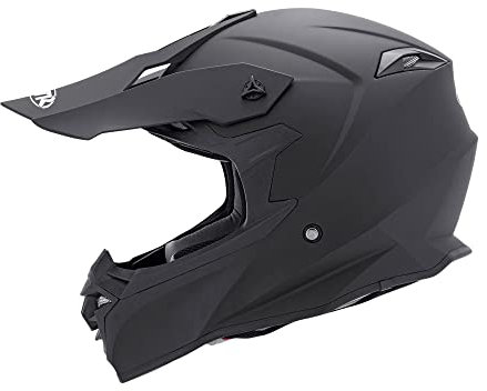 MTR X6B Evo Motocross Helm, ECE 22.06 Geprüfter Motorradhelm, Crosshelm ohne Visier, Cross Helm Motorrad mit Belüftung & Entlüftung, Downhill Helm Geeignet als Fullface Helm MTB, S