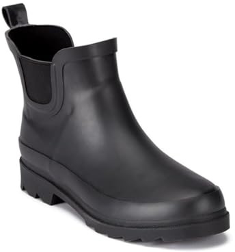 TOSH Ladies Chelsea Ankle Wellingtons Boots Short Pull On Waterproof Rubber Womens Riding Equestrian Wellies