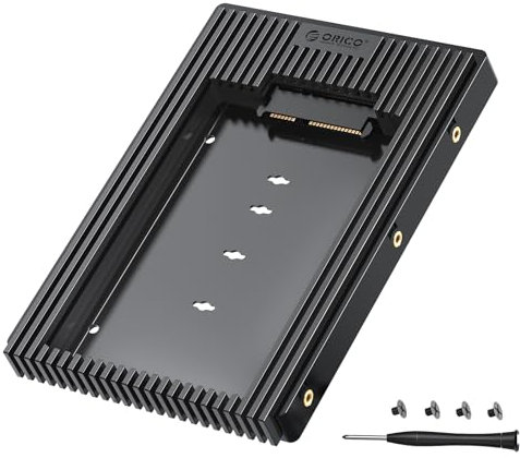 ORICO Adaptateur Disque Dur 2,5 vers 3,5, Cadre de Conversion pour HDD ou SSD SATA 2,5 de 7/9,5/12,5 mm (D2SS)