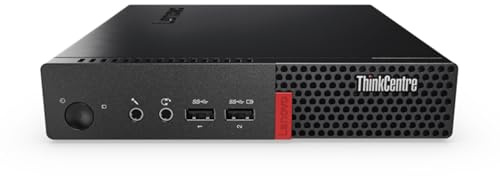 Lenovo ThinkCentre, Mini PC Tiny, Intel i5-6400T 4 Core 2,2 GHz, RAM 8 GB SSD 256 GB, Win 10, Desktop Mini sofort einsatzbereit mit Libre Office und WLAN-Stick (überholt)