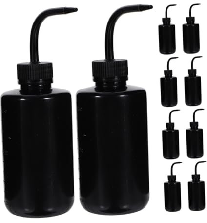 Vattenkanna for krukväxt Trädgårdsblomma, pip Vattenkanna for utomhusbevattningsväxter 10 st Vattenflaskset 250ml Tjockt munstycke Växtblomma Klämflaska Läcksäkert trädgårdsredskap