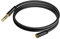 Cable de Extensión de Audio Estéreo 3.5 mm Macho a Hembra, Alargador jack 3.5mm para Auriculares, Altavoces, PC, Smartphone, Reproductor MP3, Conectores Chapados en Oro, Longitud 0.5 M, Color Negro