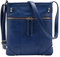 Modische Damen-Umhängetasche, einfarbig, Leder, großes Fassungsvermögen, verstellbarer Schultergurt, doppelter Reißverschluss, vielseitig, einzelne Schultertasche, Kuriertasche für Damen, blau