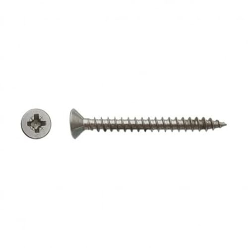 Vis pour panneaux agglomérés tête fraisée Pozidriv® Inox A2-4,5 x 30 mm- Vendu par 200