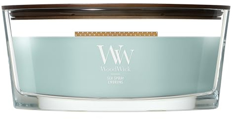 WoodWick Scented Candle | Ellipse Candle | Sea Spray | Perfect Gifts for Women