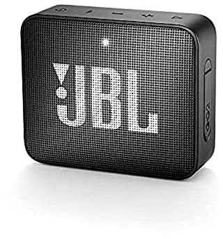 JBL GO 2 Bluetooth-Lautsprecher Musikbox (Wasserfester, portabler Bluetooth-Lautsprecher mit Freisprechfunktion, bis zu 5 Stunden Musikgenuss mit einer Akku-Ladung) schwarz