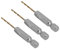 CoCud High Speed Steel Twist Drill Bits, 1.5mm Diameter 60mm Length, Straight Twist Jobber Drill Bit - (Applications: for Metal Woodwork Plastic Aluminum), 3Pieces