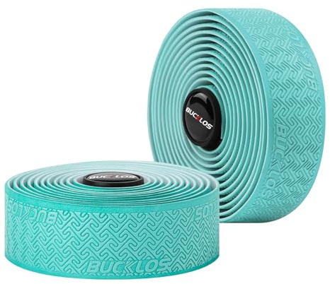 BUCKLOS Bike Handlebar Tape for Road Bike, Bicycle 3mm Thick EVA Padded Bar Tape,PU Handle bar Grip Wrap for Gravel Bike Cycling
