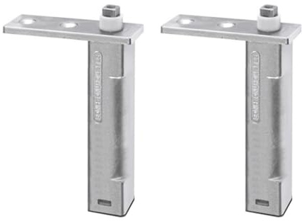 SagaSave Cerniera per porta del congelatore, 2 pezzi, in acciaio inox, per frigorifero e congelatore (tipo B)
