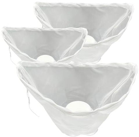 Sacchetti Filtranti Per Filtrare – Set Di 3 Maglie In Nylon, Grandi, Medio E, Sacchetti Per Latte Di Noci Riutilizzabili, Filtri Fine Per Succo Di Latte Di Noci | Bevande Vegetali Yogurt Caffè