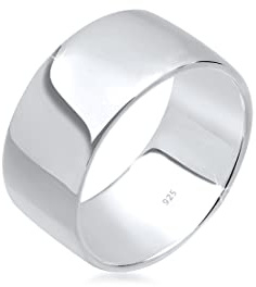 Elli Anillos Damas apilando plata esterlina Geoin 925 básica