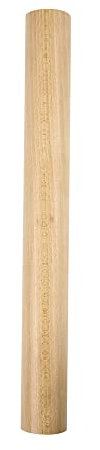 T&G 23 Professional Solid Rolling Pin in FSC Certified Beech, 45 x 5 cm, Beige