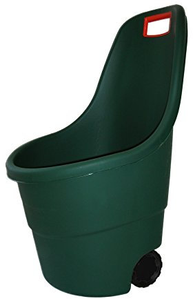 Keter - Carro de jardín Easy Go 2, Capacidad 55 litros, Color Verde