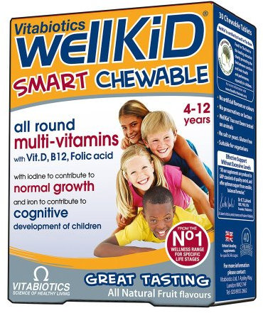 Vitabiotics Wellkid Muli-Vitamins Chewable, 30 Tablets