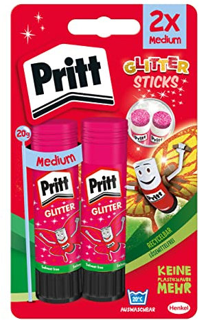 Pritt PPST2 Pinker Klebestick auf Blisterkarte, 2 Stück