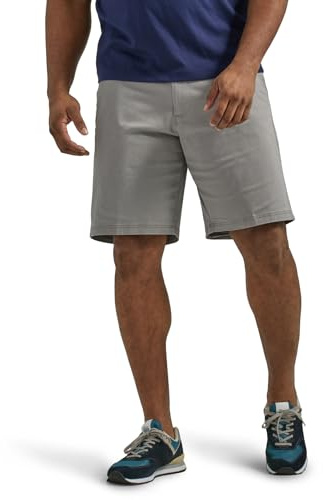 Lee Men's Extreme Motion Flat Front Short Iron 34