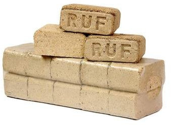 Bricchetti di legno RUF 90 kg di abete di pino/faggio in offerta di alta qualità