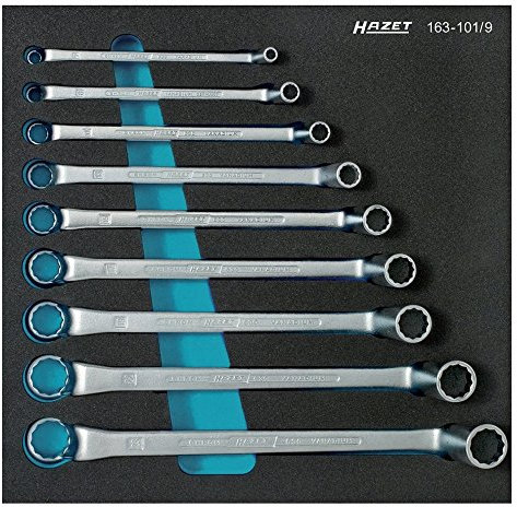 Hazet 163-101/9 Doppel-RingSchlüssel-Satz