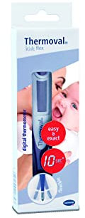 Thermoval kids flex digitales Fieberthermometer, flexible Messspitze, wasserdicht, sanfte Messung, 1 Stück