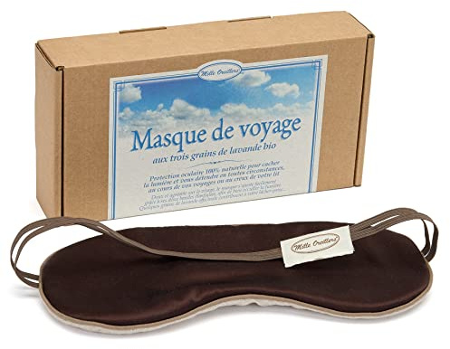 Thousand Pillows Travel Mask with Organic Three Lavender Grains 10 x 22 cm