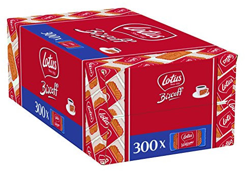 Lotus Lotus Biscoff 300 x 1 Stück Im Welcome-Design, 2er Pack (2 x 1.875 kg)