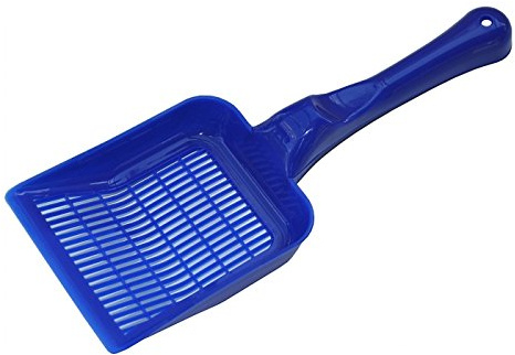 nanook Katzen Streuschaufel, Katzenklo, blau - fein