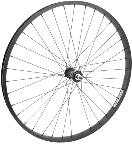 Wheel Master Front 26 x 1.75/2.125, WEI-AS7X Black 3/8, 14g Blk SS Spokes, 36H