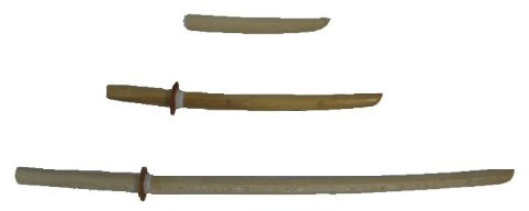 Budodrake Kobudo-Set Holz Bokken - Shoto - Tanto, Weißeiche, Kobudoset