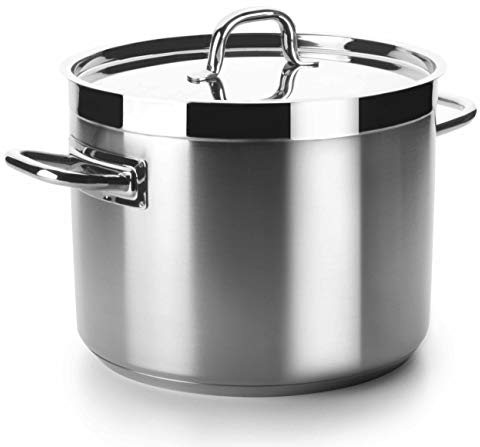 Lacor 54123 grönsakskruka med lock diameter 24 cm kock lyx
