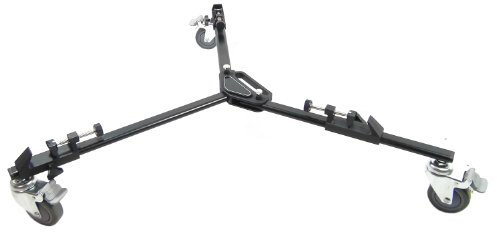 DYNASUN Professioneller Kamera Dolly Stativwagen WT600 bis 50Kg für 3Bein Stativ