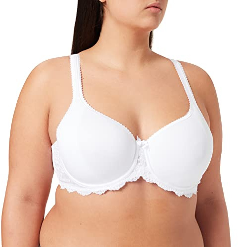 Playtex Soutien-Gorge Spacer avec Armatures Flower Elegance Maintien et Confort x1 Femme, Blanc, 95B