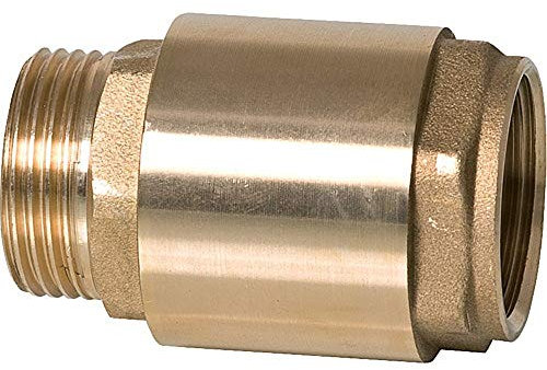 Rückschlagventil/Schwerkraftbremse Messing 3/4 Zoll AG zu IG