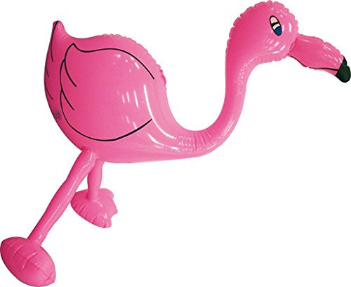Folat 7496 aufblasbar-61 cm Rosa Pink Flamingo, 61 cm, Aufblasbares Partyzubehör, Keine, Einheitsgröße