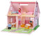 Bigjigs Toys Heritage Playset Blossom Cottage - Wooden Doll House with Furniture