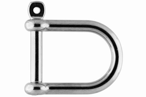 Grillete amplio 12mm, acero inoxidable AISI 316