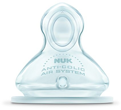 Nuk First Choice - 710011 - 2 Tétine Silicone - First Choice + Taille 1 - Eau - S