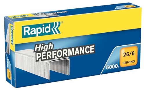 Rapid 24862000 Heftklammern (26/6mm Strong verzinkt) 5000 Stück