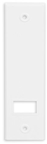 DIWARO® Wicklerblende für Gurtwickler | Kunststoff weiß | Lochabstand 160 mm | Abdeckplatte zur Abdeckung von handelsüblichen Gurtwicklern