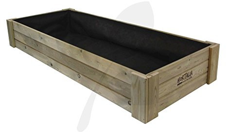 Hortalia Huerto Urbano De Madera en Suelo - Protección Autoclave Nivel IV - Box (XXL30)