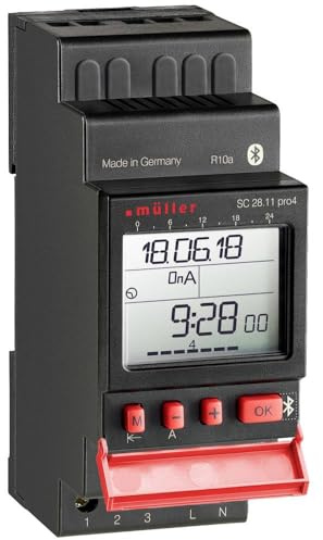 Müller SC 28.11 pro4 12V ACDC Zeitschaltuhr für Digitale Schiene 12V/DC, 12V/AC 16A/250V