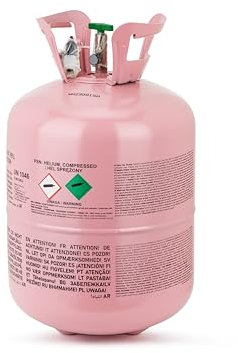 Bombola gas elio monouso con 50 palloncini kit gonfiaggio per feste o Matrimonio